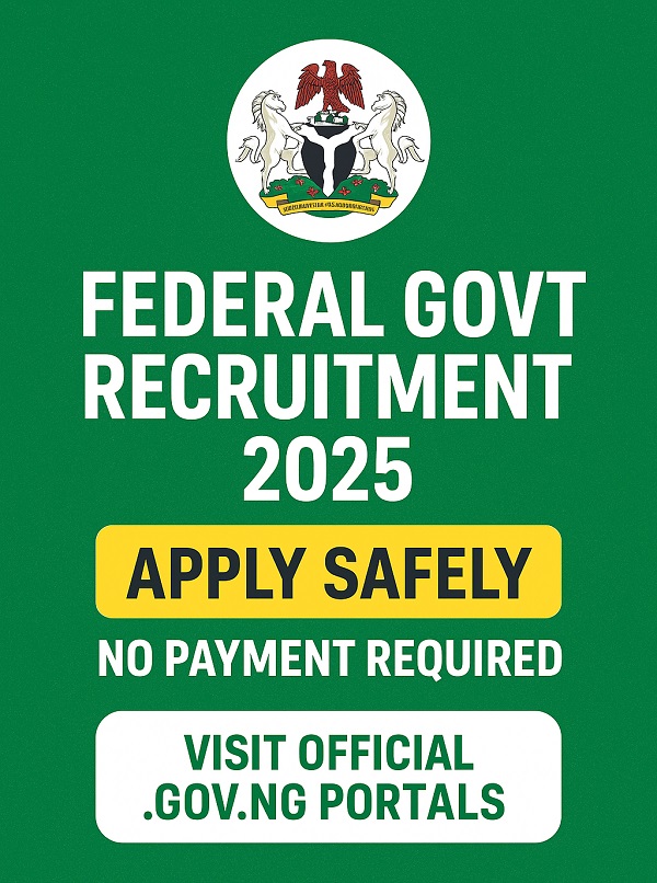 Federal Government 2025 Recruitment