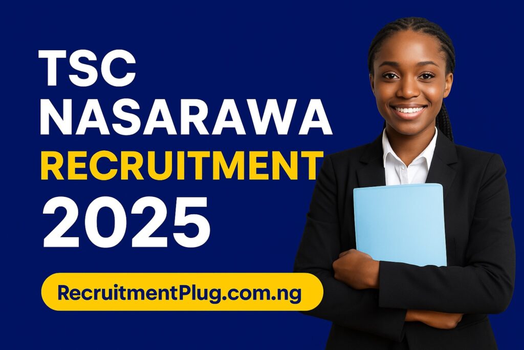 TSC Nasarawa State Recruitment 2025 Form Portal